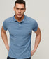 Superdry Vint Destroy Polo T.Shirt Blue
